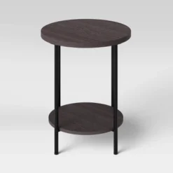 Wood And Metal Round End Table - Room Essentials™ -Lush Living Store GUEST 00da60cb 43ce 471e a64f 7292bcbe79f2