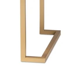 Beagan Wood And Metal 2 Drawer Console Table Black/Gold - Baxton Studio -Lush Living Store GUEST 00dec988 3d22 41b9 ab7b 8c3bdb149f8a