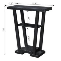 Newport V Console With Shelves - Breighton Home -Lush Living Store GUEST 01ac1585 63e9 41a8 9ae9 d6a13d5594ee