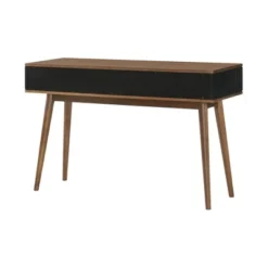 Amigo Veneer Wood Console Table Black/Walnut - Armen Living -Lush Living Store GUEST 01b7c518 994b 4b3a 8b08 f3859922f842