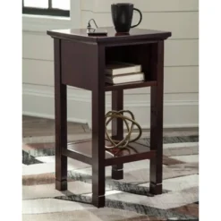 Marnville Side Table Reddish Brown - Signature Design By Ashley