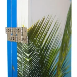 Legacy Decor Canvas Room Divider Double - Sided Digital Print Virgin Islands Beach Design -Lush Living Store GUEST 030a2492 5e7e 40d3 be81 2356d47a51fc