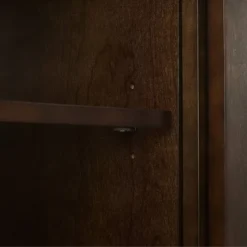 Asher Record Storage Media Console Dark Brown - Crosley -Lush Living Store GUEST 03209c8a 9cd4 4eee bdb6 696a0c038e3f