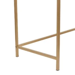Contemporary 2 Drawer Metal Console Table White - Olivia & May -Lush Living Store GUEST 03489c8a ea59 40d4 baad 094942f9e644
