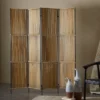Natural Rattan Room Divider Screen Light Brown - Novogratz -Lush Living Store GUEST 03c2f47f 914a 43c1 8799 33835bdb4c94