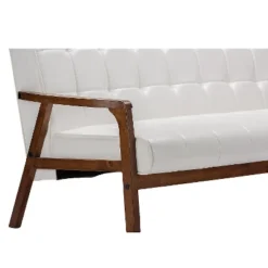 Mid-Century Masterpieces Sofa White - Baxton Studio 8 Mid-Century Masterpieces Sofa White - Baxton Studio -Lush Living Store GUEST 03c31f23 21f6 4eb2 a2cb 6225d2d1ccfa