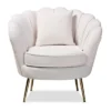 Garson Velvet And Metal Accent Chair - Baxton Studio -Lush Living Store GUEST 0408758e f151 42ef 823a e0710d8010ee