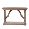 Wood Trestle Console Table With Arch Design Brown - StyleCraft -Lush Living Store GUEST 046bcae6 5f6b 40b1 840b fec52ff9d07a