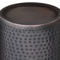 Ledger Metal Side Table Hammered Antique Copper - WyndenHall -Lush Living Store GUEST 054153a0 6600 4507 9e7e efec4422f76d