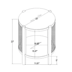 Portola Hills Woven Accent Table - Threshold™ Designed With Studio McGee -Lush Living Store GUEST 0561165f 7bd8 4818 b2e8 f2a443a2b510
