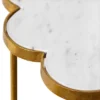 Ophelia White Marble Top Side Accent Table Gold - StyleCraft -Lush Living Store GUEST 057d06ca f6cf 4870 8716 409022ae5992