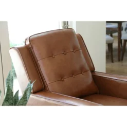 Holt Mid-Century Pushback Recliner Camel - Abbyson Living -Lush Living Store GUEST 0589b785 9832 4a8f 8d3d 51791ab5bd5b