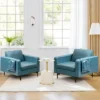 Costway Set Of 2 Leathaire Fabric Accent Armchair Single Sofa W/Side Storage Pocket 1 Costway Set Of 2 Leathaire Fabric Accent Armchair Single Sofa W/Side Storage Pocket -Lush Living Store GUEST 05939bd7 5aa7 41b6 a7dd f286a6c80b6f