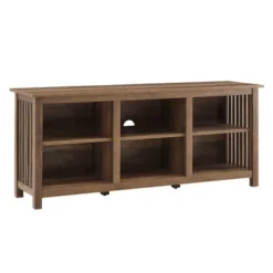 Mission Slatted Media Console TV Stand For TVs Up To 65" - Saracina Home -Lush Living Store GUEST 05add2f2 6fa8 4c4f 93b4 daa2b7aef663