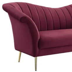 80" Callista Sofa Red Velvet - Acme Furniture -Lush Living Store GUEST 05b922be ee10 45b5 bed6 e72e7b656573