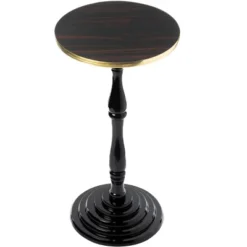 Fabulaxe Round Wooden Side Table, Living Room Accent Pedestal End Table 11 Fabulaxe Round Wooden Side Table, Living Room Accent Pedestal End Table -Lush Living Store GUEST 05bd6e58 0e7f 427d b529 e812148dca8f