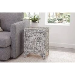 Fowler Accent Cabinet Black/White - Steve Silver -Lush Living Store GUEST 06f687e3 10c4 4e6a 8502 b43bee91aa1e