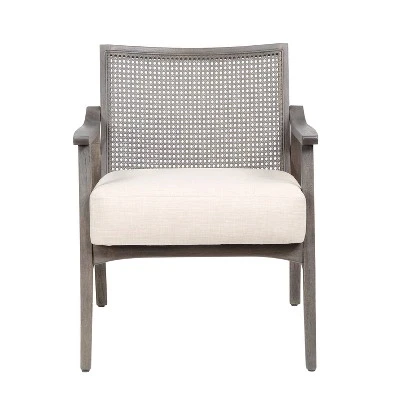Aurelia Cane Back Accent Chair - HOMES: Inside + Out 6 Aurelia Cane Back Accent Chair - HOMES: Inside + Out - Image 4