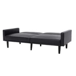Faux Leather Futon Sofa With Arms Black - Room Essentials™ -Lush Living Store GUEST 07fa3ab4 90d6 4bd9 93e7 ffff76b6f4e7