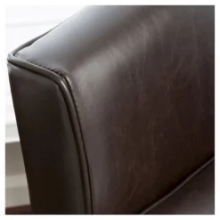Aiden Bonded Leather Club Chair Brown - Christopher Knight Home -Lush Living Store GUEST 080de112 7161 43d3 8d1e 8953af1594b5