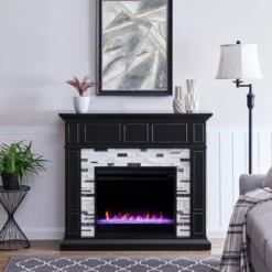 Dalmen Marble Fireplace Black - Aiden Lane -Lush Living Store GUEST 081db2bf f911 4c9c a165 d5c7fe1ed073