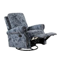 Pablo Traditional-normal Manual Swivel Glider Recliner With Nailhead Trims For Living Room | KARAT HOME -Lush Living Store GUEST 08344a2f a995 4cdb b049 e8bcae53f18e