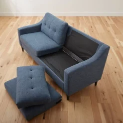 Ellen Upholstered Scooped Arm Sofa With Square Tufting - Brookside Home -Lush Living Store GUEST 083c258f 2812 455f b2f7 2df40463f1c9