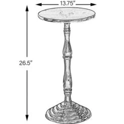 Fabulaxe Round Wooden Side Table, Living Room Accent Pedestal End Table 14 Fabulaxe Round Wooden Side Table, Living Room Accent Pedestal End Table -Lush Living Store GUEST 088b3e7b 1636 496d a989 487a3059aec4