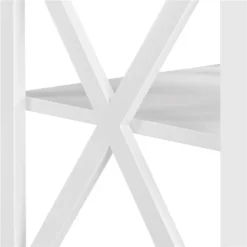 Yaheetech 3 Tier Wood End Table With Storage Shelves, X-Shape Frame SideTable For Living Room -Lush Living Store GUEST 08dabfc4 10ab 4701 8f72 fe145fe67b3f