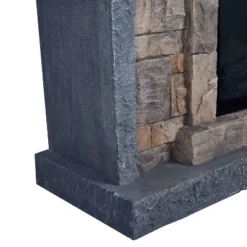 45" Freestanding Electric Fireplace Pewter - Home Essentials -Lush Living Store GUEST 0928b3f4 c773 4bb2 a7f6 9702c65fe644