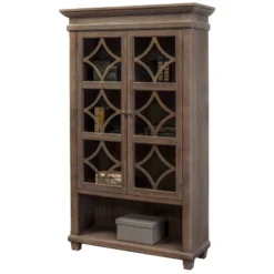 Carson Glass Display Cabinet Brown - Martin Furniture -Lush Living Store GUEST 092c7eab b5d2 493c a74c b0570a0c9716