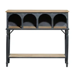 Farmhouse Wood Console Table Black - Olivia & May -Lush Living Store GUEST 093713f7 f5fe 4f83 8169 7c5ef6232337