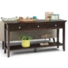 60" Portland End Table Brunette Brown - WyndenHall -Lush Living Store GUEST 0967a545 2fba 42cb 9c41 1cf939b222e5