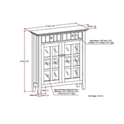 Normandy Solid Wood Entryway Storage Cabinet - Wyndenhall -Lush Living Store GUEST 0973b1f0 b8e2 4c00 b204 b6d580e3f6cf