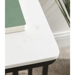 Kate And Laurel - Credele Metal Accent C-Table -Lush Living Store GUEST 0987c596 6f05 491b 9e46 63d05dd149f5