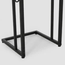Set Of 2 Bader Modern C-Shaped Side Table Black - Christopher Knight Home -Lush Living Store GUEST 09c318a5 2c36 48b8 b750 ae4b3741fcfc