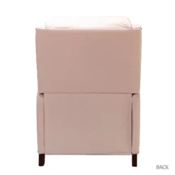Jade Upholstered Genuine Leather Cigar Chair Recliner Armchair NailHead Tufted | Karat Home - Pink Solid -Lush Living Store GUEST 0a1d4bc7 3a77 4a0c bebc f789e7b51f1e