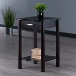 Liso End Table / Printer Table With Drawer And Shelf - Dark Espresso - Winsome -Lush Living Store GUEST 0a233177 2302 47ae a08c 223dd09e0bd8