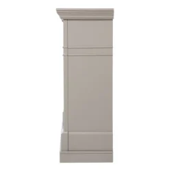 Talsham Base Electric Fireplace With Marble Surround Gray - Aiden Lane -Lush Living Store GUEST 0a37d21f b3e5 4618 a694 66fd97422171