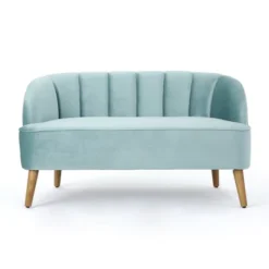 Amaia Modern New Velvet Settee - Christopher Knight Home -Lush Living Store GUEST 0a59040b cd3d 453f 9515 dc497f2ed835