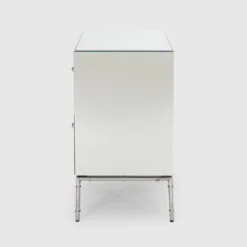 Crowley Modern Mirrored Cabinet Silver - Christopher Knight Home -Lush Living Store GUEST 0adf0c90 8a6a 441a b4a8 d0c6462a9a7a