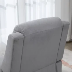 HOMCOM Contemporary Manual Recliner Chair With Footrest, Sofa Armchair For Living Room Bedroom, Gray -Lush Living Store GUEST 0b2b2683 3b89 4df6 bdbb 7f208d81fb2d