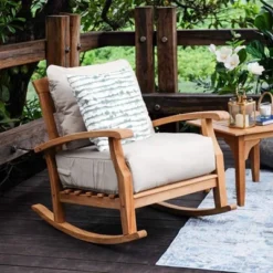 Caterina Teak Patio Rocking Chair With Cushion - Cambridge Casual 19 Caterina Teak Patio Rocking Chair With Cushion - Cambridge Casual -Lush Living Store GUEST 0b428d21 0124 4c25 b4a8 d810fd05b9dc