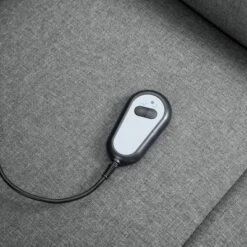 HOMCOM Power Lift Assist Recliner Chair For Elderly With Remote Control, Linen Fabric Upholstery Gray -Lush Living Store GUEST 0b656c98 5ee3 4f23 a219 f09f2066c869