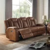 Edanola Upholstered Sofa With 2 Power Recliner And USB Plug Brown - HOMES: Inside + Out -Lush Living Store GUEST 0b76a219 f2a9 49ec 8b14 f92ea81edd8a