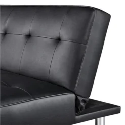 Yaheetech Faux Leather Adjustable Convertible Sofa Bed Couch Futon For Living Room -Lush Living Store GUEST 0bee1c95 db25 40f5 ba29 17ba5e4ce350