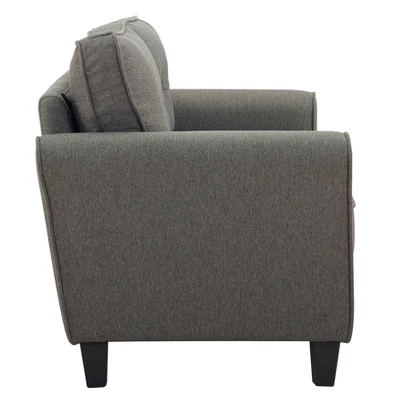 Harwin Loveseat Heather Gray - Lifestyle Solutions 5 Harwin Loveseat Heather Gray - Lifestyle Solutions - Image 3