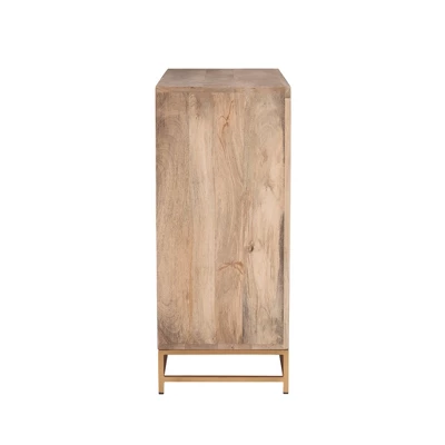 Gordon Sliding Door Cabinet Natural - Powell Company 6 Gordon Sliding Door Cabinet Natural - Powell Company - Image 4