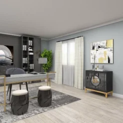 Art Deco Contemporary Mirrored Wood Cabinet Black - Olivia & May 39 Art Deco Contemporary Mirrored Wood Cabinet Black - Olivia & May -Lush Living Store GUEST 0c71921a 6a6e 41a6 8617 c0868f1dd974