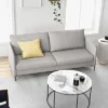 Costway Modern 76'' Loveseat Sofa Couch For Living Room Apartment Dorm With Metal Legs Gray -Lush Living Store GUEST 0c7c9fae 9ace 47ab 9575 c21b2c7c3dbd